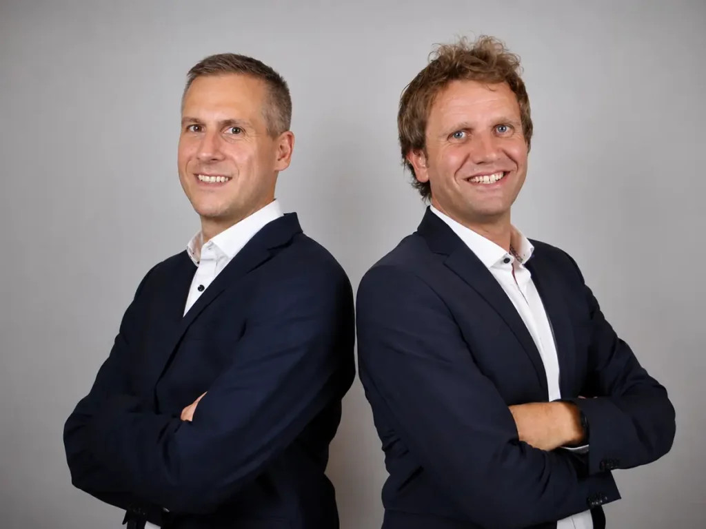 Das Team: Dr. Markus Hainbuchner und Philip Strigl